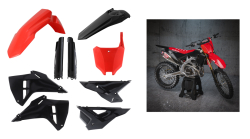 Sada plastů Acerbis Full Plastic Kit Honda CRF250R 25 / CRF450R 25 Red/Black