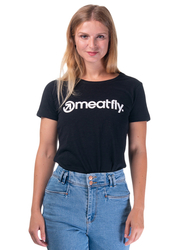 Dámské tričko Meatfly Ladies MF Logo Black