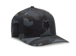 Pánská čepice Fox Fox Head Camo Tech Flexfit - black Camo