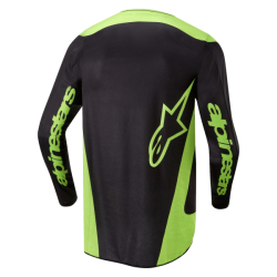 Mx Dres Alpinestars Fluid Lurv Jersey  Black/Yellow Fluo 2024