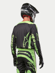 Mx Dres Alpinestars Fluid Lurv Jersey  Black/Yellow Fluo 2024