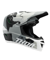 Mx Helma Thor Reflex Sport Carbon Helmet Brave Gray/White 25