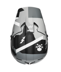 Mx Helma Thor Reflex Sport Carbon Helmet Brave Gray/White 25