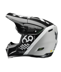 Mx Helma Thor Reflex Sport Riot Helmet Black/White 25