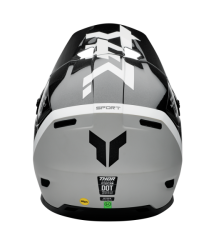 Mx Helma Thor Reflex Sport Riot Helmet Black/White 25