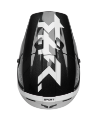 Mx Helma Thor Reflex Sport Riot Helmet Black/White 25