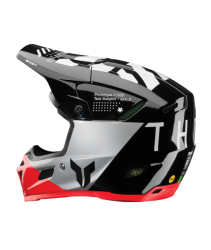 Mx Helma Thor Reflex Sport Strike Helmet Black/Red 