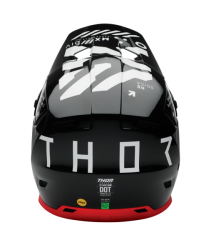 Mx Helma Thor Reflex Sport Strike Helmet Black/Red 