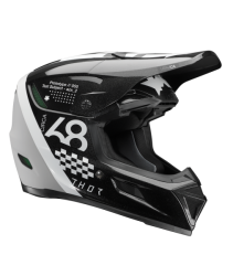 Mx Helma Thor Reflex Sport Riot Helmet Black/White 25