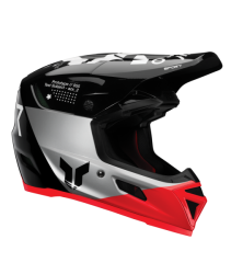 Mx Helma Thor Reflex Sport Strike Helmet Black/Red 