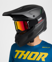 Mx Helma Thor Reflex Sport Carbon Helmet Stealth Black 25