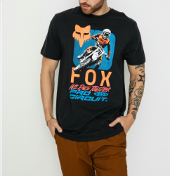 Pánské tričko FOX X ProCircuit Prem SS Tee Black