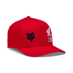 Pánská čepice FOX X Honda FlexFit Hat Flame Red