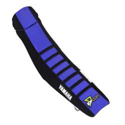 Potah sedla DCor Gripper Factory Seat Cover Yamaha YZ125 / YZ250 22-25 Blue/Black Ribs