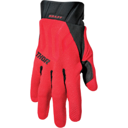 Mx Rukavice Thor Glove Draft Red / Black