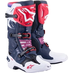 Mx Boty Alpinestars Tech 10 Supervented Night Navy / White / Rainbow