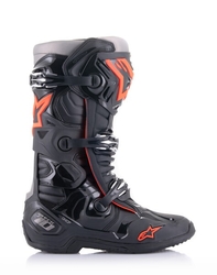 Mx Boty Alpinestars Tech 10 Black / Red Fluo