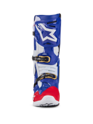 Mx Boty Alpinestars Tech 10 Union LE Boots Bright Red/Dark Blue/White