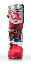 Mx Boty Alpinestars Tech 10 Vision Black / White / Silver / Red Fluo