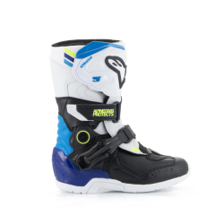 Dětské Mx Boty Alpinestars Tech 3S White/Black/Blue