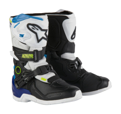 Dětské Mx Boty Alpinestars Tech 3S White/Black/Blue