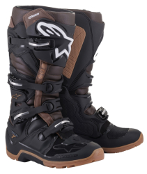 Enduro Boty Alpinestars Tech 7 Boots Black/Dark Brown