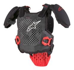 Dětský chránič hrudi Alpinestars Youth A-5 S Chest Protector Black/White/Red