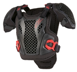 Dětský chránič hrudi Alpinestars Youth Bionic Action Chest Protector Black/Red