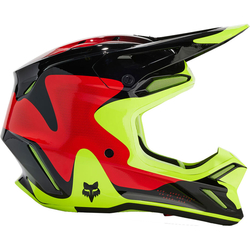 Mx Helma Fox V3 Revise Helmet Red / Yellow 2024