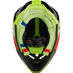 Mx Helma Fox V3 Revise Helmet Red / Yellow 2024