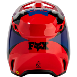 Mx Helma FOX V1 Streak Helmet Fluorescent Red 2024