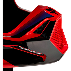 Mx Helma FOX V1 Streak Helmet Fluorescent Red 2024