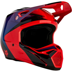 Mx Helma FOX V1 Streak Helmet Fluorescent Red 2024