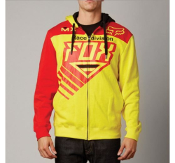 Pánská mikina Fox Zip Hoody Racer Red