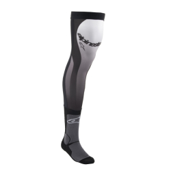 MX ponožky pod ortézy Alpinestars Knee Brace Socks Black/White