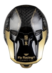 Mx Helma Fly Racing Formula S Carbon Legacy Helmet Black / Gold (2024)