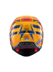 Mx Helma Alpinestars Supertech M10 TLD Edition Helmet Dark Blue/Orange/Yellow Fluo/Red Glossy 2025