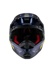 Mx Helma Alpinestars Supertech M10 TLD Edition Helmet Dark Blue/Orange/Yellow Fluo/Red Glossy 2025