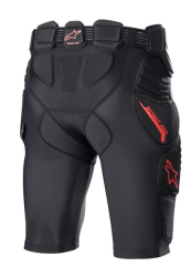 Ochranné šortky Alpinestars Bionic Pro Protection Shorts Black/Red